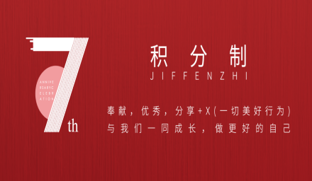 積分制7周年！來(lái)看看有哪些你想要的！